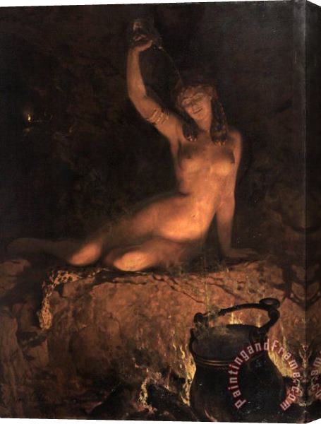 John Collier An Incantation Stretched Canvas Painting / Canvas Art
