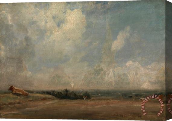 John Constable A View From Hampstead Heath Stretched Canvas Painting / Canvas Art