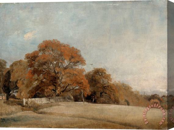 John Constable An Autumnal Landscape at East Bergholt Stretched Canvas Painting / Canvas Art