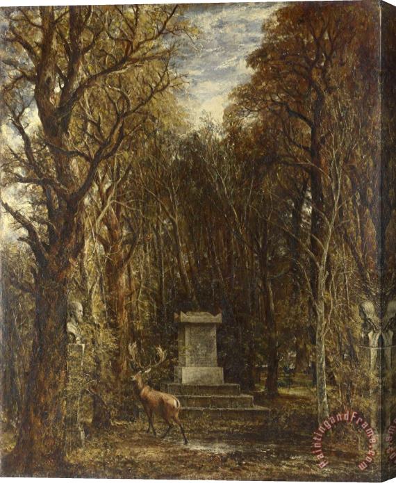John Constable Cenotaph to The Memory of Sir Joshua Reynolds Stretched Canvas Painting / Canvas Art