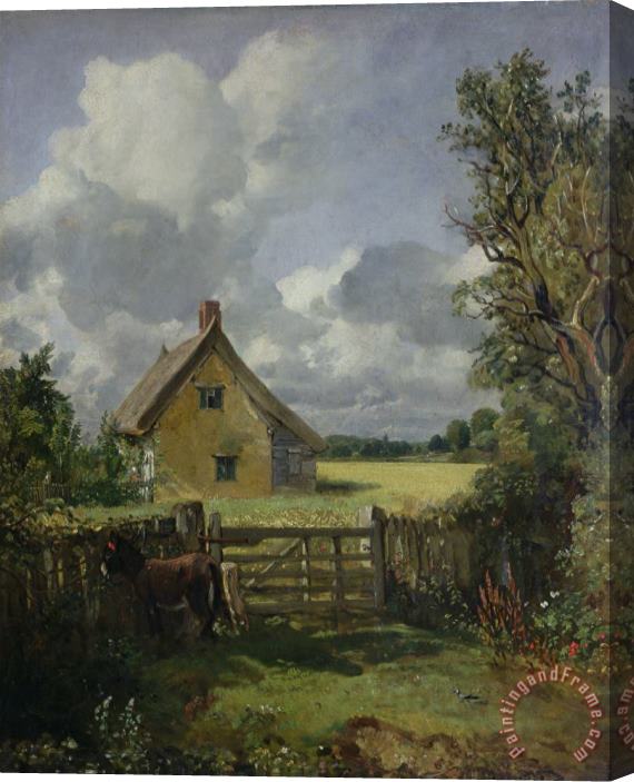 John Constable Cottage in a Cornfield Stretched Canvas Print / Canvas Art