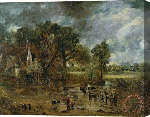 John Constable Full scale study for 'The Hay Wain' Stretched Canvas Print / Canvas Art