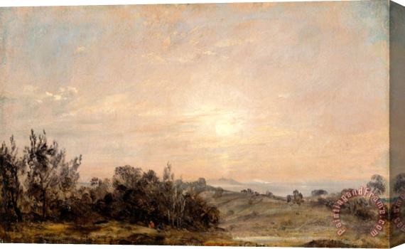 John Constable Hampstead Heath Looking Towards Harrow 2 Stretched Canvas Print / Canvas Art