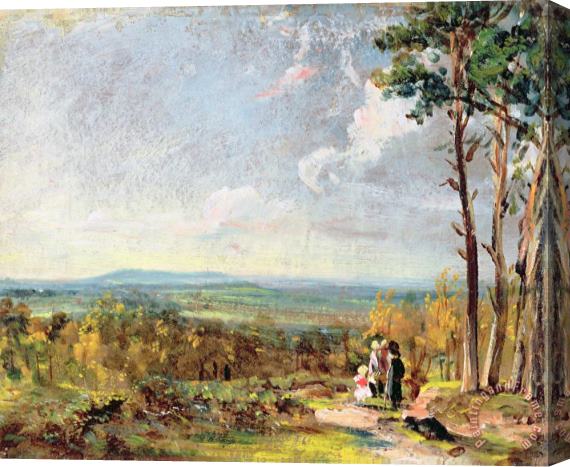 John Constable Hampstead Heath Looking Towards Harrow Stretched Canvas Painting / Canvas Art