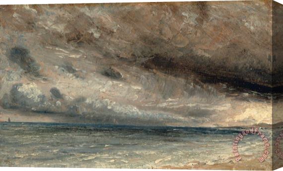John Constable Stormy Sea, Brighton Stretched Canvas Painting / Canvas Art