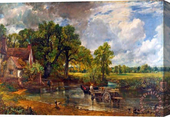 John Constable The Hay Wain Stretched Canvas Painting / Canvas Art
