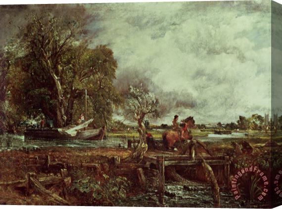 John Constable The Leaping Horse Stretched Canvas Painting / Canvas Art
