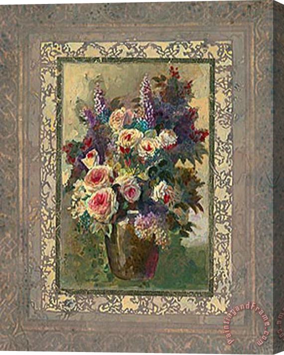 John Douglas Floral Beauty II Stretched Canvas Painting / Canvas Art