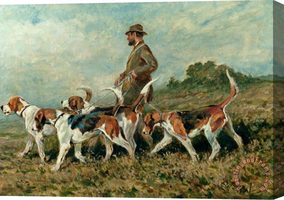 John Emms Hunting Exercise Stretched Canvas Painting / Canvas Art