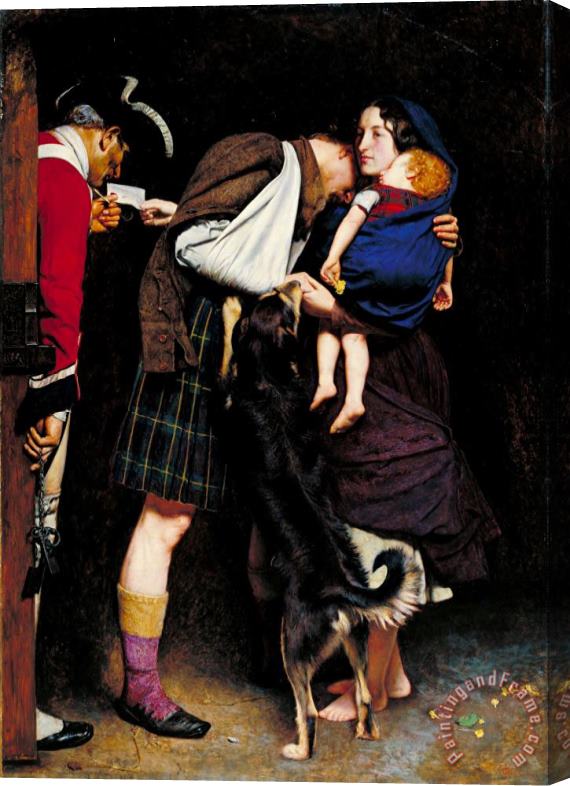 John Everett Millais The Order of Release, 1746 Stretched Canvas Painting / Canvas Art