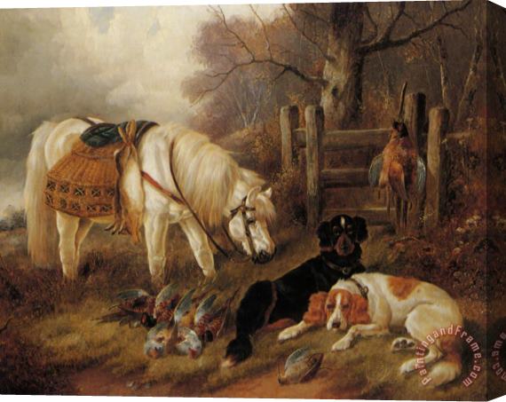 John Gifford At The End of a Days Sport Stretched Canvas Painting / Canvas Art