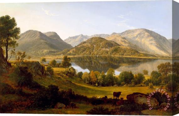 John Glover Ullswater, Early Morning Stretched Canvas Painting / Canvas Art