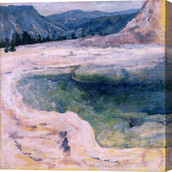 John Henry Twachtman The Emerald Pool Stretched Canvas Print / Canvas Art