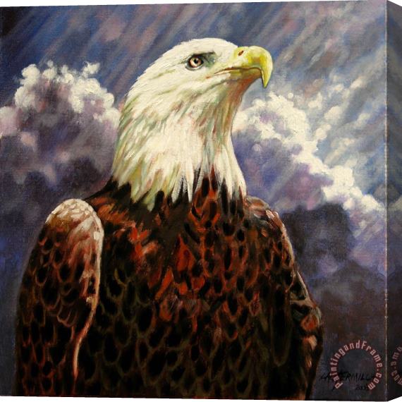 John Lautermilch God Bless America Stretched Canvas Painting / Canvas Art