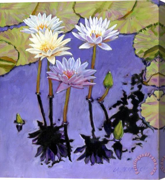 John Lautermilch Pastel Petals Stretched Canvas Print / Canvas Art