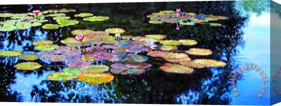 John Lautermilch Peace Among the Lilies Stretched Canvas Painting / Canvas Art