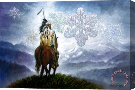 John Lautermilch We Vanish Like the Snow Flake Stretched Canvas Painting / Canvas Art