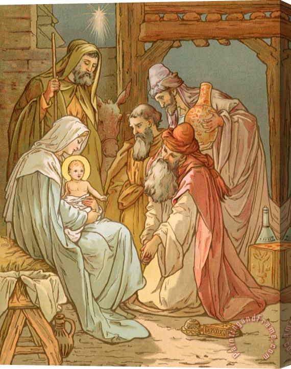 John Lawson Nativity Stretched Canvas Painting / Canvas Art