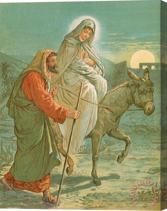 John Lawson The Flight into Egypt Stretched Canvas Painting / Canvas Art