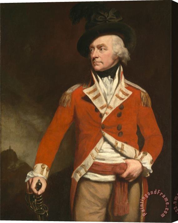 John Opie An Officer in The East India Uniform of The 74th (highland) Regiment, Previously Called Colonel Dona Stretched Canvas Painting / Canvas Art