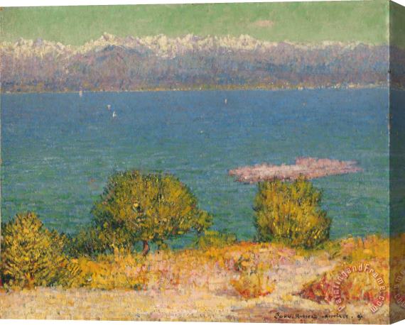 John Peter Russell Landscape, Antibes (the Bay of Nice) Stretched Canvas Painting / Canvas Art