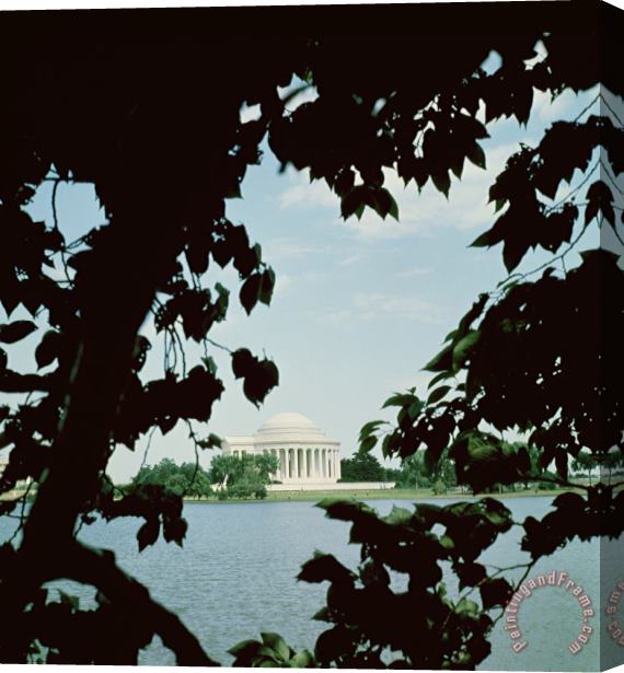 John Russell Pope View of the Jefferson Memorial Stretched Canvas Print / Canvas Art