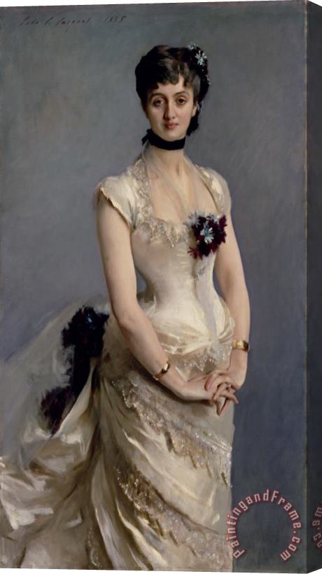 John Singer Sargent Madame Paul Poirson Stretched Canvas Painting / Canvas Art
