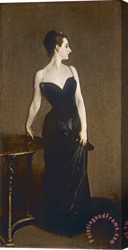 John Singer Sargent Portrait Of Madame Gautreau Stretched Canvas Painting / Canvas Art