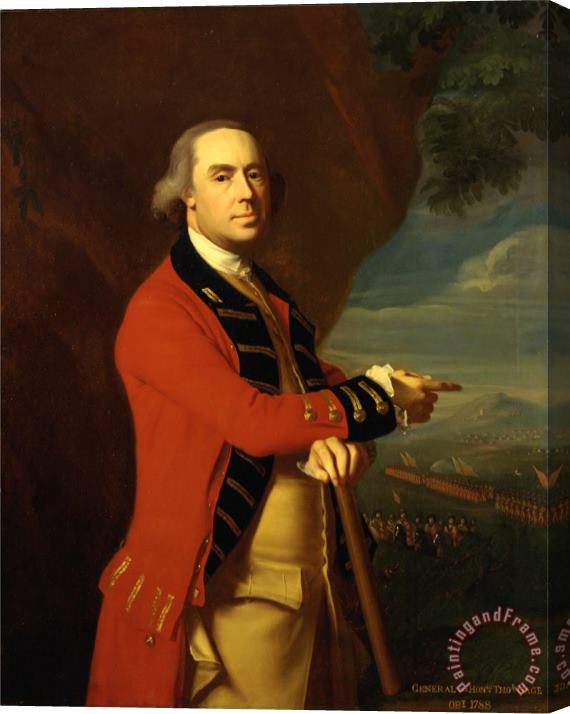 John Singleton Copley General Thomas Gage Stretched Canvas Print / Canvas Art