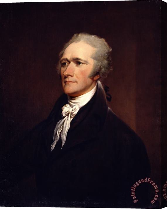 John Trumbull Alexander Hamilton 2 Stretched Canvas Painting / Canvas Art
