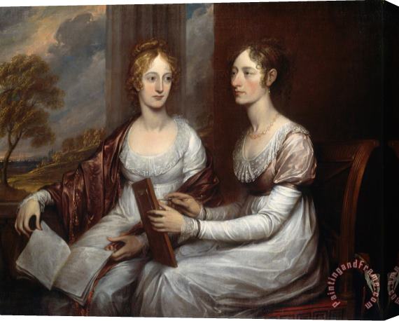 John Trumbull The Misses Mary And Hannah Murray Stretched Canvas Painting / Canvas Art