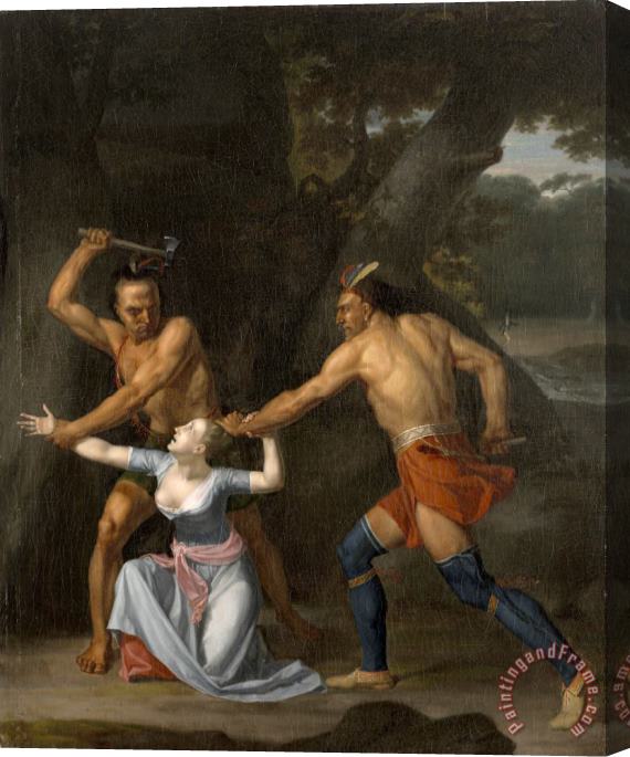 John Vanderlyn The Murder of Jane Mccrea, 1804 Stretched Canvas Painting / Canvas Art