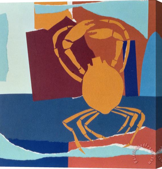 John Wallington Spider Crab Stretched Canvas Painting / Canvas Art