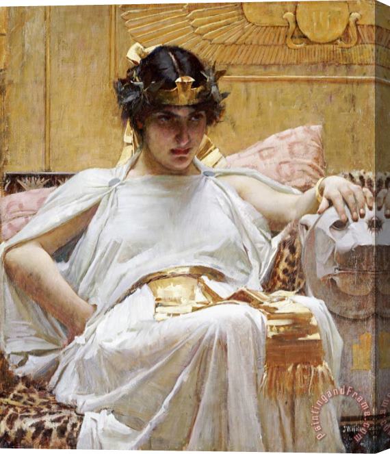 John William Waterhouse Cleopatra Stretched Canvas Painting / Canvas Art