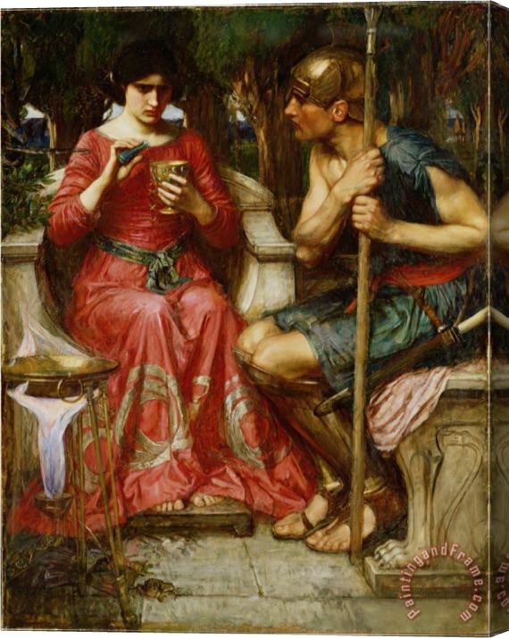 John William Waterhouse Jason And Medea 1907 Oil on Canvas Stretched Canvas Print / Canvas Art