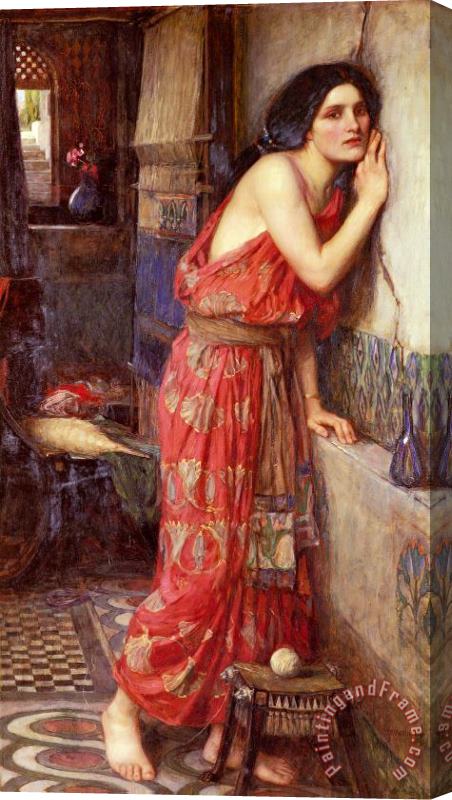 John William Waterhouse Thisbe Stretched Canvas Painting / Canvas Art