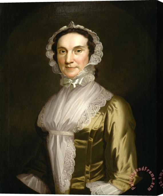 John Wollaston Portrait of Mrs. Richard Nichols Stretched Canvas Print / Canvas Art