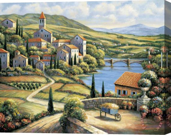 John Zaccheo The Village Stretched Canvas Painting / Canvas Art