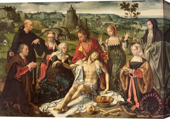 Joos van Cleve The Lamentation of Christ Stretched Canvas Print / Canvas Art