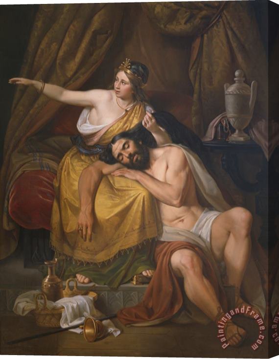 Jose Salome Pina Samson and Delilah Stretched Canvas Painting / Canvas Art