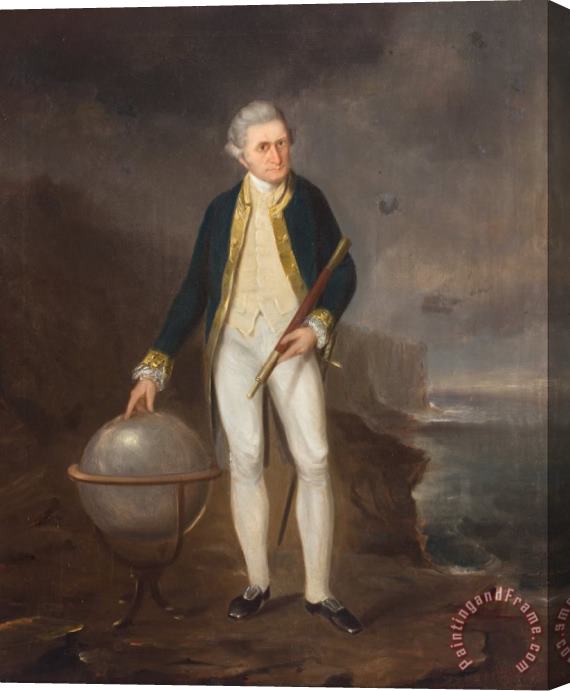 Joseph Backler Captain Cook on The Coast of New South Wales Stretched Canvas Painting / Canvas Art