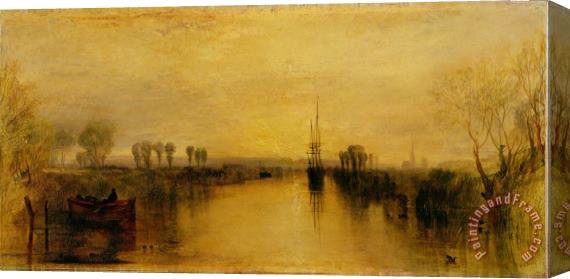 Joseph Mallord William Turner Chichester Canal Stretched Canvas Print / Canvas Art