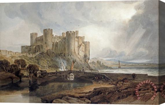 Joseph Mallord William Turner Conway Castle Stretched Canvas Print / Canvas Art