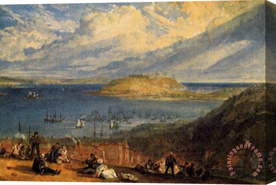 Joseph Mallord William Turner Falmouth Harbour, Cornwall Stretched Canvas Painting / Canvas Art