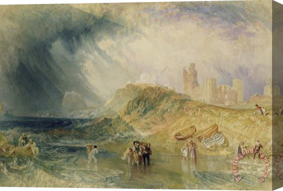 Joseph Mallord William Turner Holy Island - Northumberland Stretched Canvas Print / Canvas Art