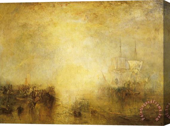 Joseph Mallord William Turner Hurrah! for The Whaler Erebus! Another Fish!' Stretched Canvas Painting / Canvas Art