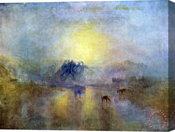 Joseph Mallord William Turner Norham Castle with Sunrise Stretched Canvas Painting / Canvas Art