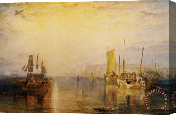 Joseph Mallord William Turner Sunrise. Whiting Fishing at Margate Stretched Canvas Painting / Canvas Art