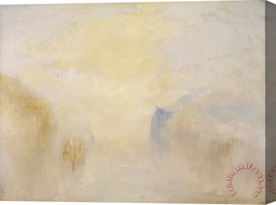 Joseph Mallord William Turner Sunrise, with a Boat Between Headlands Stretched Canvas Print / Canvas Art