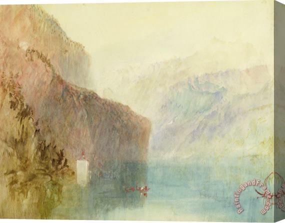 Joseph Mallord William Turner Tell's Chapel - Lake Lucerne Stretched Canvas Print / Canvas Art